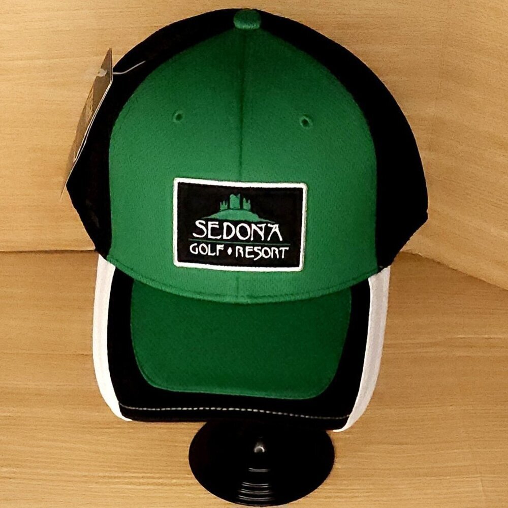 Pukka New Sedona Golf Resort Green Black Tech Mesh Hat